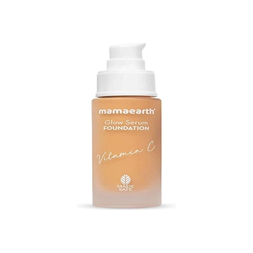 Glow Serum Foundation with Vitamin C & Turmeric for 12-Hour Long Stay - 01 Ivory Glow - 30 ml-AlmondGlow